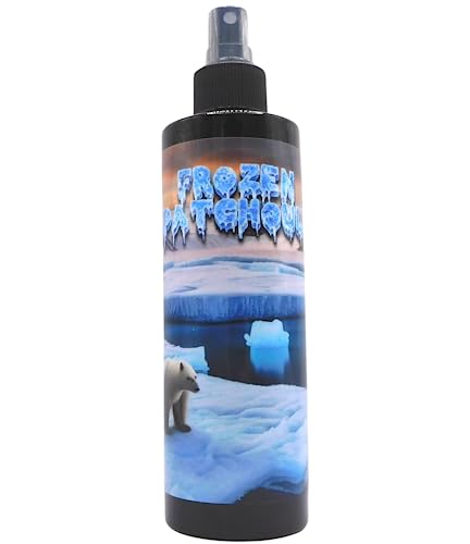 Kühl-Bodyspray Frozen Patchouli | 250 ml | Körperspray mit Aloe Vera | Kühleffekt beim Sprühen | mit Patchouli-Duft von Teufelsküche