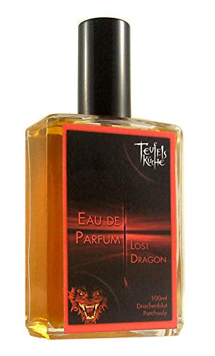 Teufelsküche Patchouli "Lost Dragon", Patchouli Drachenblut, Eau de Parfum für Herren, Gothic Parfum, Vaporisateur/Spray, 100 ml Glasflakon, Gotik Patchouly von Teufelsküche