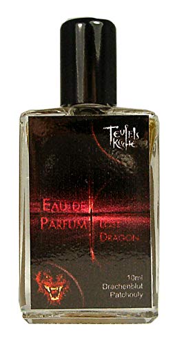 Teufelsküche Patchouli "Lost Dragon", Patchouly mit Drachenblut, Eau de Parfum für Herren, Gothic Parfum, Mini Flakon, 10ml Glasflakon, Gotik Patchouly von Teufelsküche