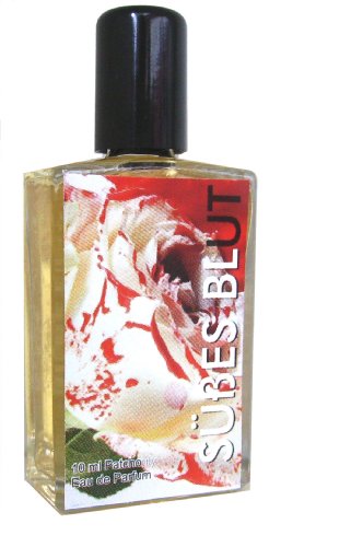 Teufelsküche Patchouli "Süßes Blut", Eau de Parfum unisex, Gothic Parfum, Mini Flakon, 10ml Glasflakon, Gotik Patchouly süßliches Patchouli von Teufelsküche