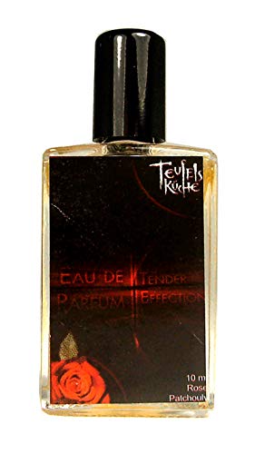 Teufelsküche Patchouli "Tender Effection", Patchouly mit Rose, Eau de Parfum für Damen, Gothic Parfum, Mini Flakon, 10ml Glasflakon, Gotik Patchouly von Teufelsküche