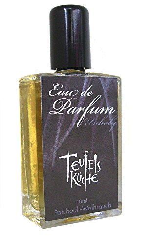 Teufelsküche Patchouli"Unholy", Patchouly mit Weihrauch, unisex, Eau de Parfum, Gothic Parfum, Mini Flakon, 10ml Glasflakon, Gotik Patchouly von Teufelsküche