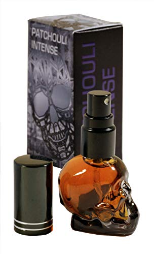 Unser stärkstes Patchouli! Teufelsküche Patchouli Parfum Intense im süßen Skull - Mini-Flakon. Extrem stark, lang anhaltend, 8ml von Teufelsküche