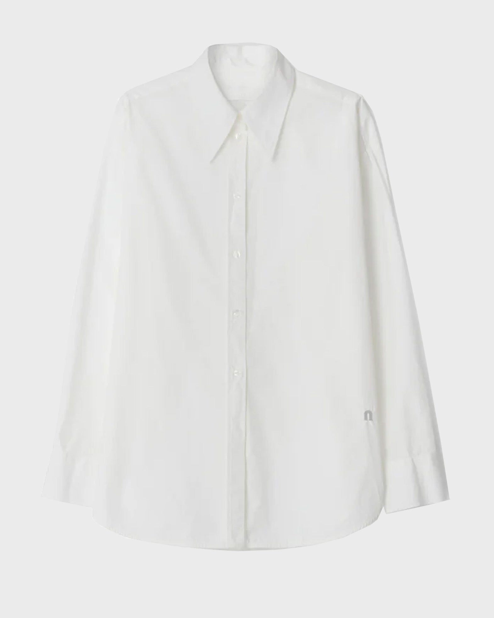Teurn Studios Shirt Pointy Collar Poplin White Teurn Studios Shirt Pointy Collar Poplin White von Teurn Studios