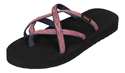 Teva Damen Olowahu W's Sport- & Outdoor-Sandalen, Palms Indigo Rose Violet, 43 EU von Teva