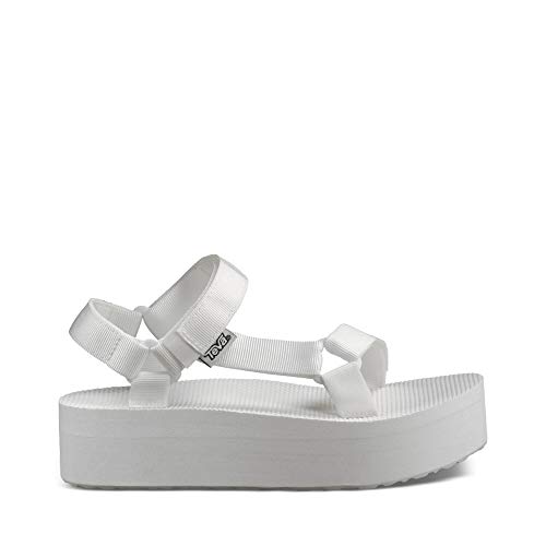 Teva Damen Flatform Universal Sandale, Bright White, 39 EU von Teva