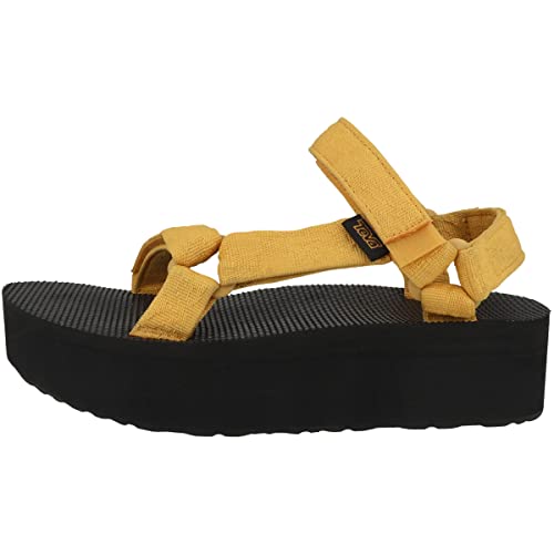 Teva Damen Flatform Universal Sandale, Texturfarbene Sonnenblume, 40 EU von Teva