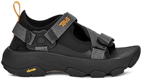 Teva Damen Grandview Max Sandale, Schwarz, 6 von Teva