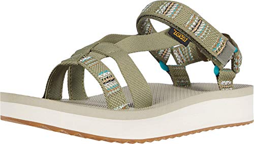 Teva Damen Midform Arivaca Womens Slingback Sandalen, Grün (Aviles Burnt Olive Abov), 42 EU von Teva