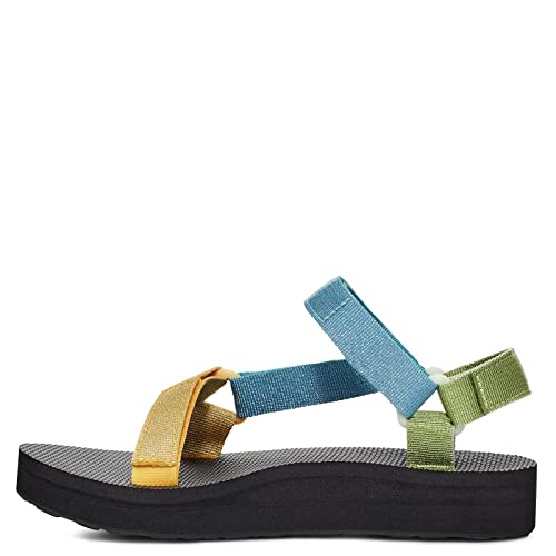 Teva Damen Mittelform Universal Sandale, Metallic Blue Multi, 38 EU von Teva