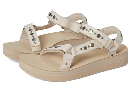 Teva Damen Midform Universal Studded Sandale, Coconut/White Pepper, 39 EU von Teva