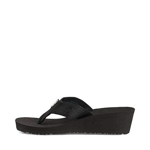 Teva Damen Mush Wedge 2-Wmush Mandalyn Keilabsatz 2-w Flip-Flop, Motiv Schwarz, 39 EU von Teva