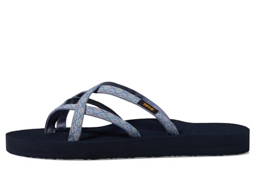 Teva Damen Olowahu Flipflop, Kaleidoscope Blissful Blue, 38 EU von Teva