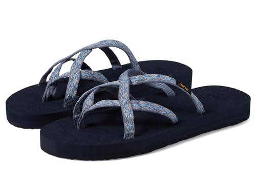 Teva Damen Olowahu Flipflop, Kaleidoscope Blissful Blue, 42 EU von Teva