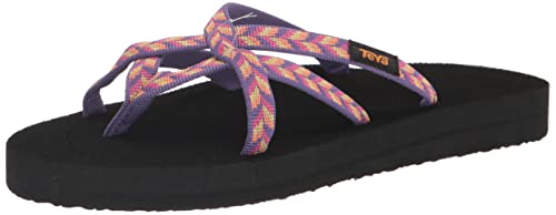 Teva Damen Olowahu Sandale, Retro Geometric Pink, 36 EU von Teva