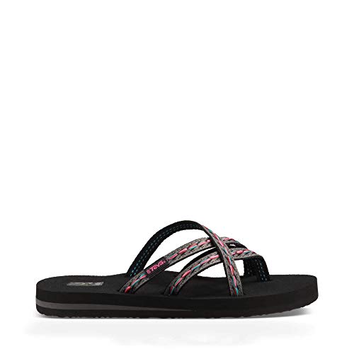 Teva Olowahu W's, Damen Sport- & Outdoor Sandalen, Schwarz (739 felicitas black), 41 EU (8 Damen UK) von Teva