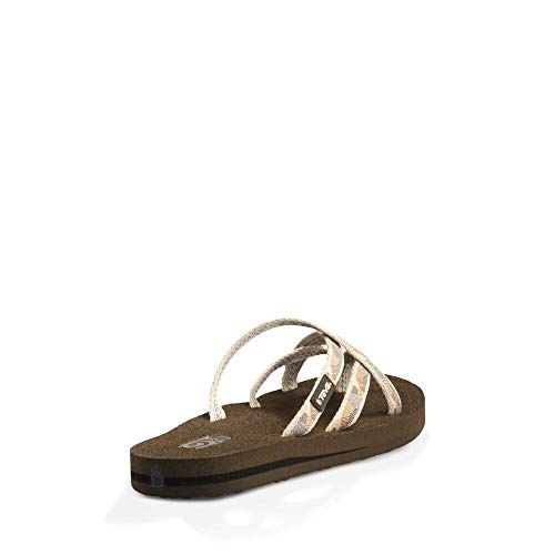 Teva Damen Olowahu Sandale, Wasserfall/Antik Gold, 38 EU von Teva