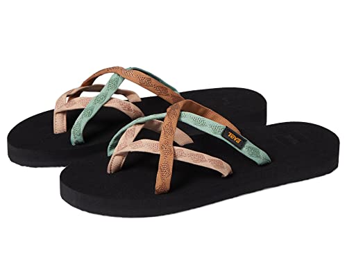 Teva Damen Olowahu Flipflop, Mixed B Maple Sugar Multi, 38 EU von Teva