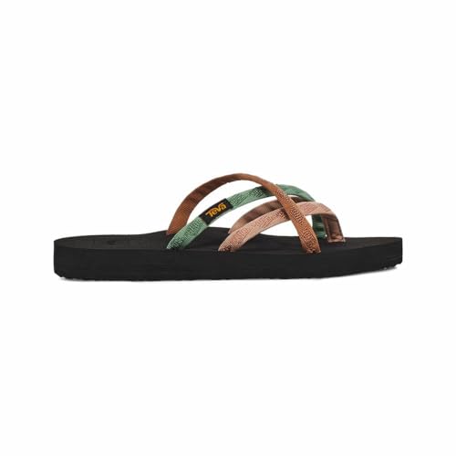 Teva Damen Olowahu Flipflop, Mixed B Maple Sugar Multi, 40 EU von Teva