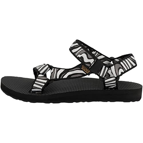 Teva Damen Original Universal Zappy Sandale, schwarz/weiß, 37 EU von Teva