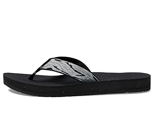 Teva Damen Reflip Sandale, Wellen Schwarz/Weiß, 38 EU von Teva