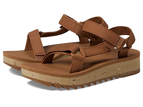 Teva W Universal Ceres Braun - Modische komfortable Damen Sandale, Größe EU 37 - Farbe Honey Brown von Teva