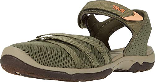 Teva Damen Tirra CT Womens Geschlossene Sandalen, Grün (Burnt Olive Btol), 37 EU von Teva