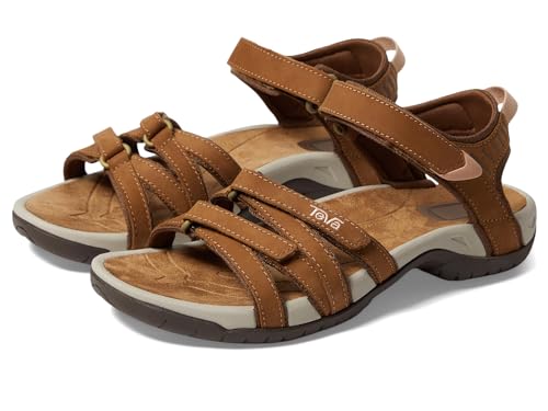 Teva Damen Tirra Leather Womens Sandale, Honey Brown, 36 EU von Teva