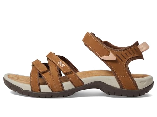 Teva Damen Tirra Leather Womens Sandale, Honey Brown, 36 EU von Teva