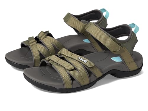 Teva Damen Tirra Sportsandale, Burnt Olive, 41 EU von Teva