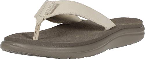 Teva Damen Voya Flip Leather Sandal Womens Zehentrenner, Beige (Birch Bir), 36 EU von Teva