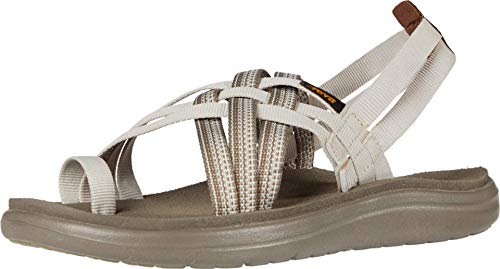 Teva Damen Voya Strappy Womens Sandalen, Elfenbein (Antiguous Birch Abrc), 39 EU von Teva