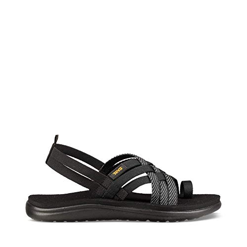 Teva Damen Voya Strappy Womens Sandalen, Schwarz (Hera Black Hbk), 37 EU von Teva