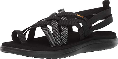 Teva Damen Voya Strappy Womens Sandalen, Schwarz (Hera Black Hbk), 38 EU von Teva