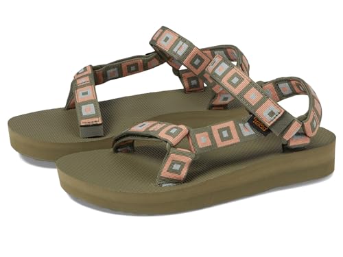 Teva Damen W Midform Universal Sandale, Retro Squares Unwind, 39 EU von Teva