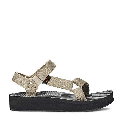 Teva Damen Midform Universal Sandale, Metallic Champagne, 41 EU von Teva