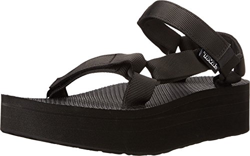 Teva Damen W Original Universal Flatform Plateau Sandalen, Schwarz (Black), 38 EU von Teva