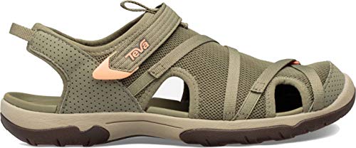 Teva Damen W Tirra Fisherman Sandale, Verbrannte Olive/Plaza Taupe, 38 EU von Teva