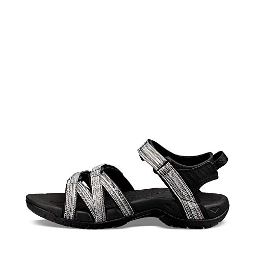 Teva Damen W Tirra Sport-& Outdoor Sandalen, Weiß (Black/White Multi), 37.5 EU von Teva