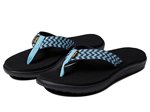 Teva Damen W VOYA FLIP Flipflop, Paint Tracks Blue, 36 EU von Teva