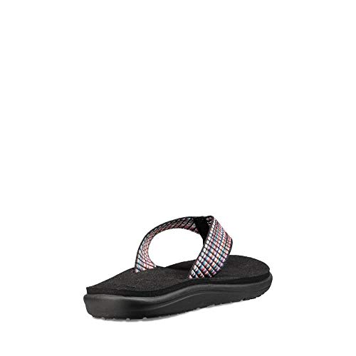 Teva Damen Voya Flip Sandal Womens Pantoffeln, Schwarz (Bar Street Multi Black Bsmbl), 36 EU von Teva