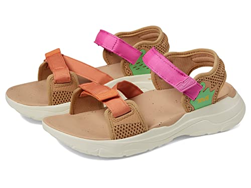 Teva Damen Zymic Sandale, Latte Prism Multi, 39 EU von Teva