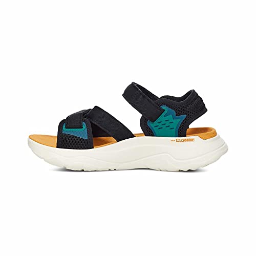 Teva Damen Zymic Sandale, Schwarz/Sonnenblume, 40 EU von Teva