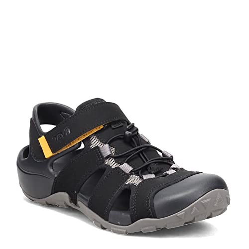 Teva Herren Flintwood Sandalen, schwarz, 43 EU von Teva