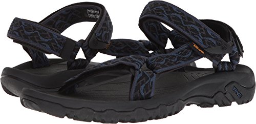 Teva Herren Hurricane 4 Sandale, Wavy Trail Navy, 45.5 EU von Teva