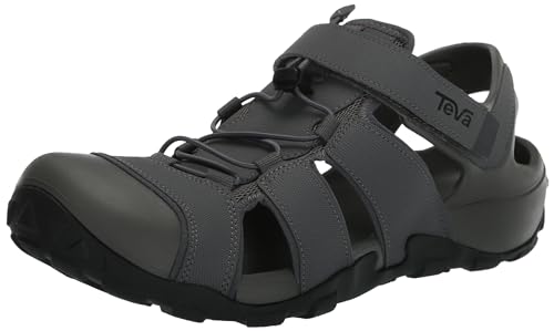 Teva Herren M Flintwood Sandale, Dark Gull grau, 42 EU von Teva