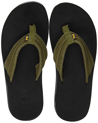 Teva Herren M VOYA Canvas FLIP, Dark Olive, 40.5 EU von Teva