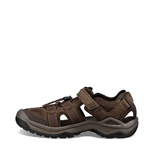 Teva Herren Omnium 2 Leather Sandalen, Braun (Turkish Coffee TKCF), 47 EU von Teva