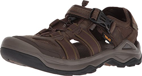 Teva Herren Omnium 2 Leather Sandalen, Braun (Turkish Coffee Tkcf), 42 EU von Teva