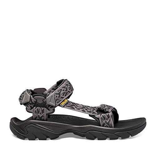 Teva Herren Terra Fi 5 Universal Mens Sandalen, Schwarz (Wavy Trail Black Wtbc), 45.5 EU von Teva